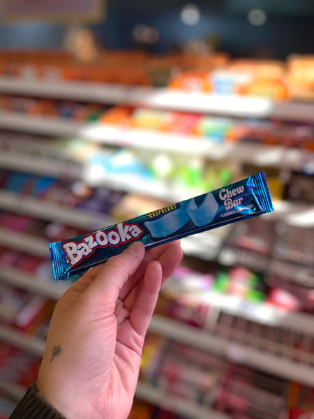 Bazooka Chew Bar - Blue Raspberry