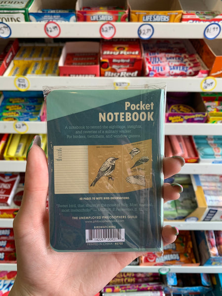 Birdwatching notebook