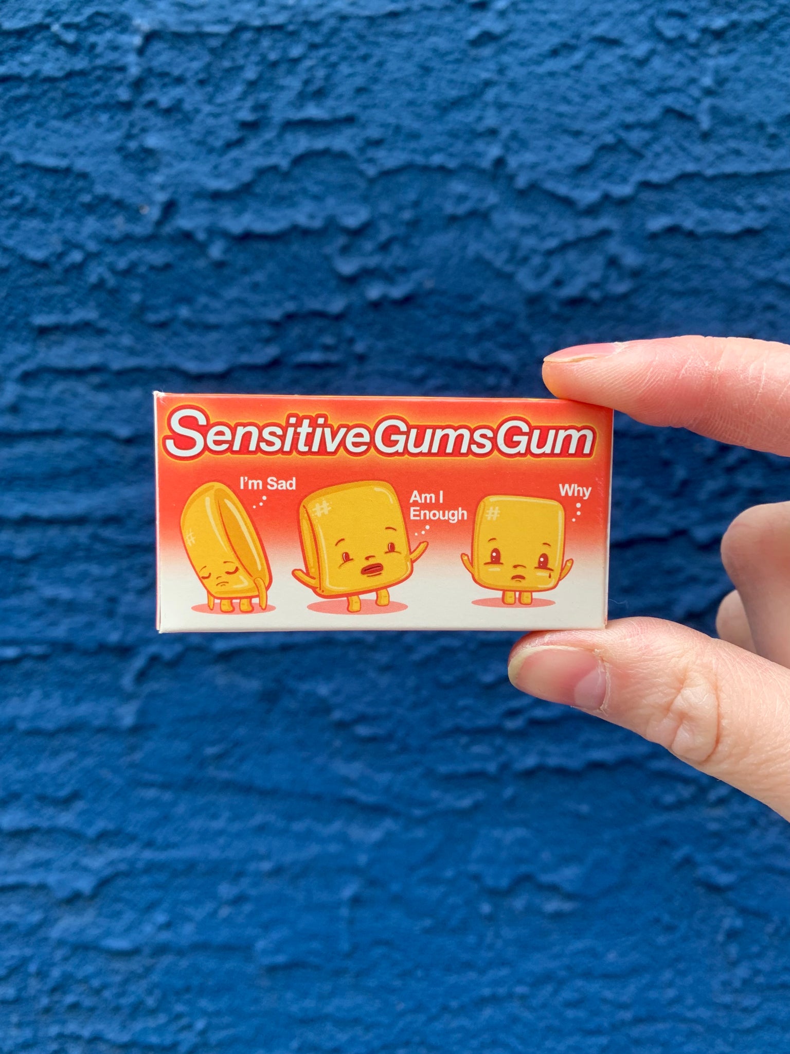 Sensitive Gums Blue Q Gum