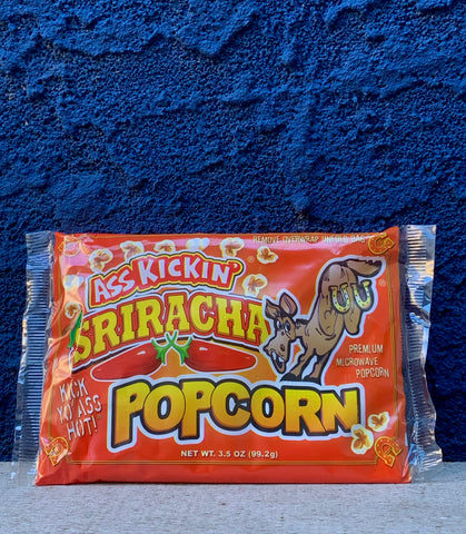 Ass Kickin’ Sriracha Popcorn