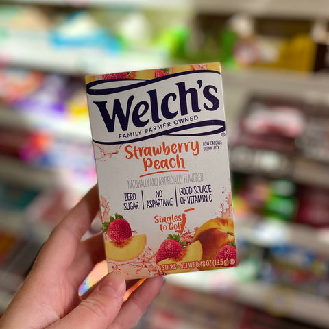 Welch’s Strawberry Peach Singles to go