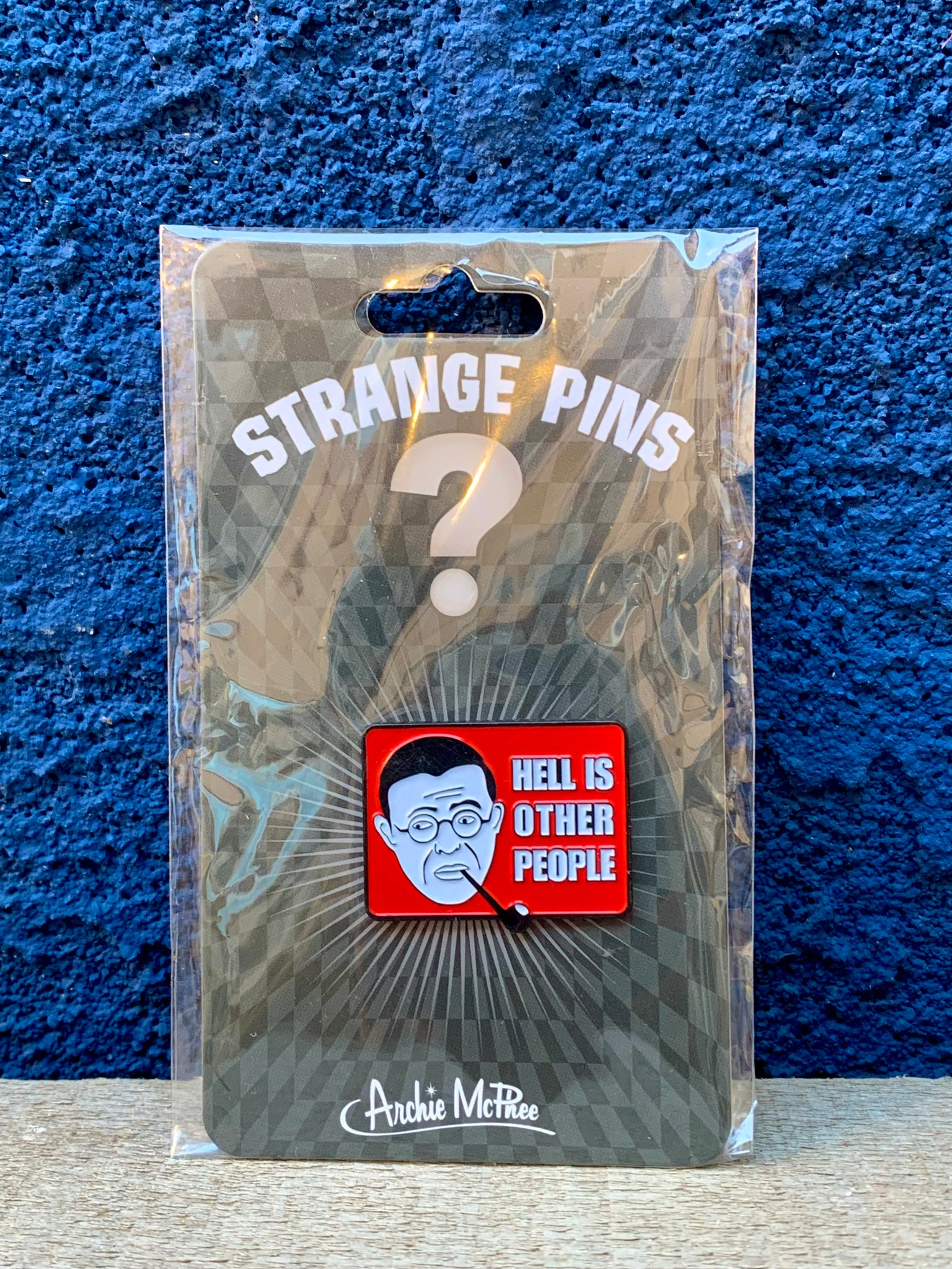 Hell is Other People enamel pin
