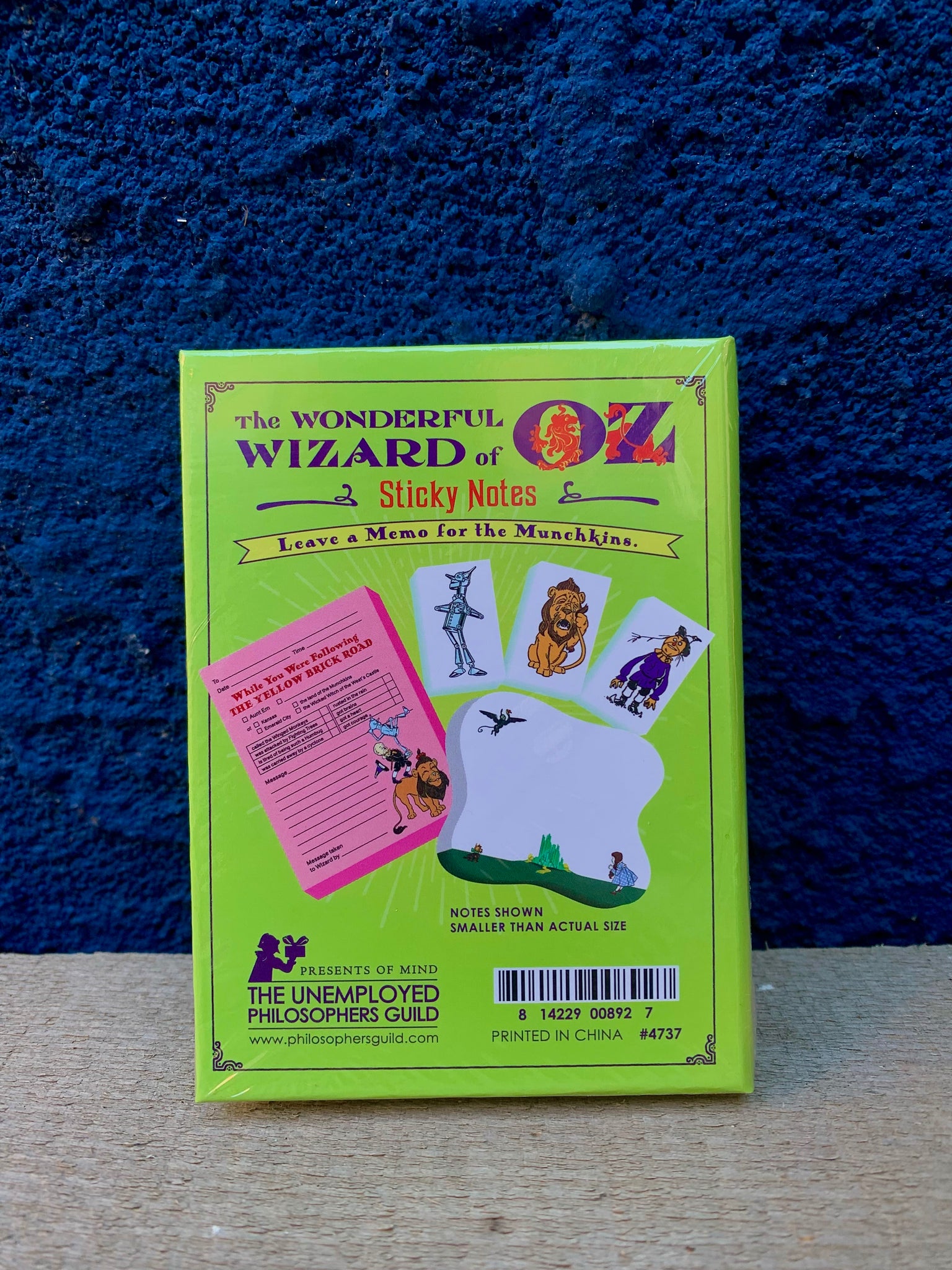 The Wonderful Wizard Of Oz Sticky Notes