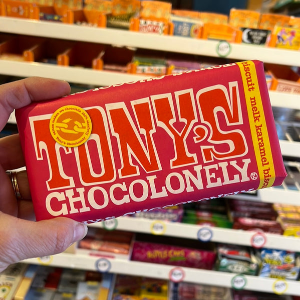 Tony’s Chocolonely Milk Caramel Biscuit