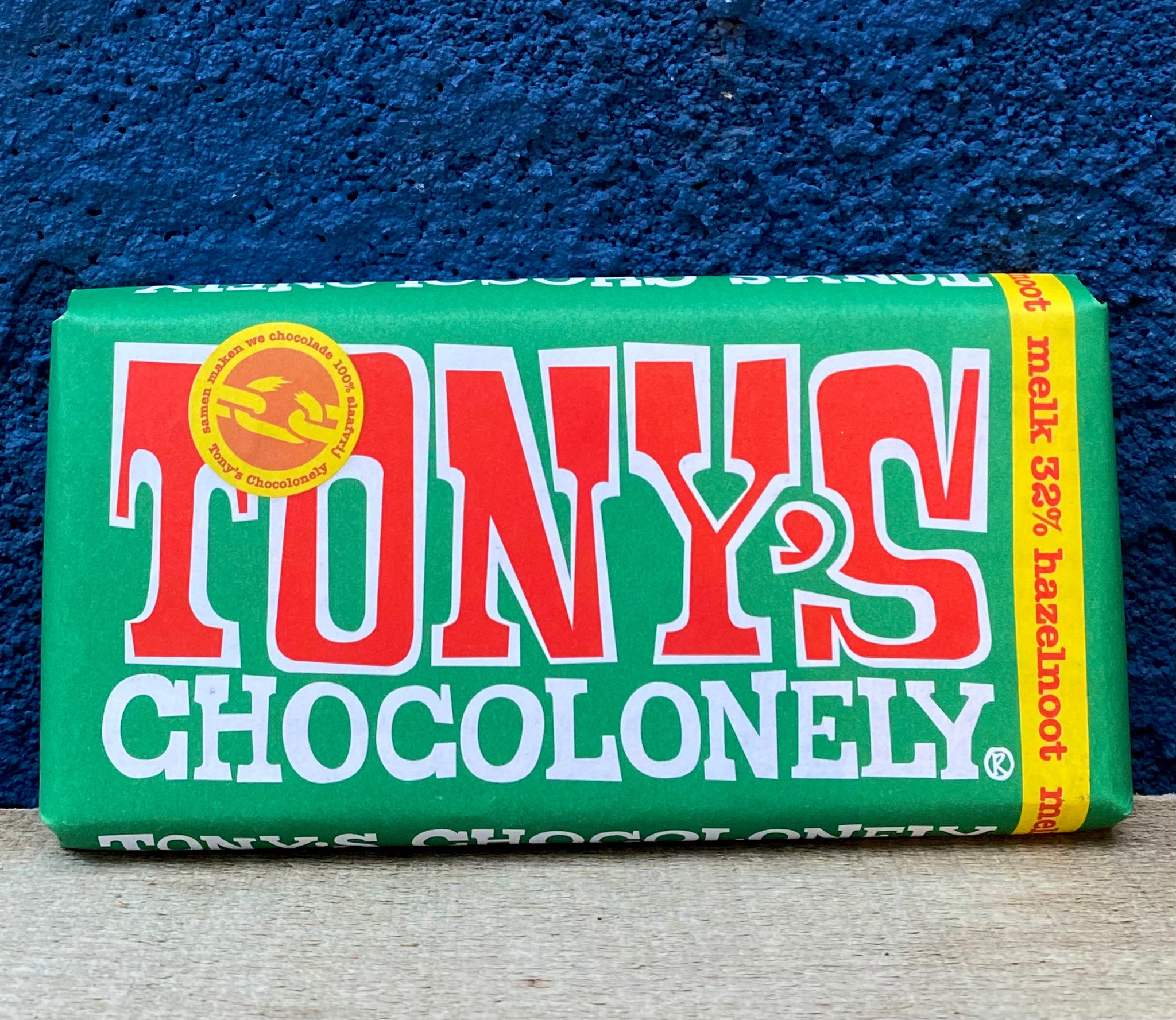 Tony’s Chocolonely Milk Hazelnut Bar
